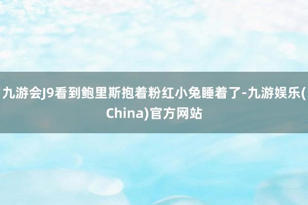 九游会J9看到鲍里斯抱着粉红小兔睡着了-九游娱乐(China)官方网站