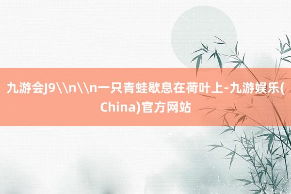 九游会J9\n\n一只青蛙歇息在荷叶上-九游娱乐(China)官方网站